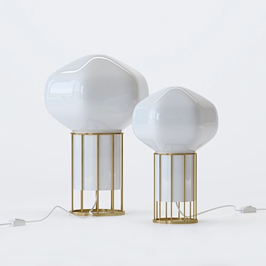 Sleek Fabbian Aerostat F27 Lamp 3D model image 1 
