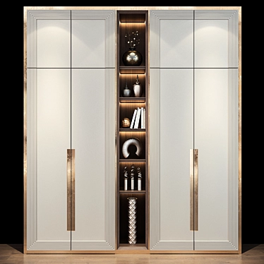 Elegance Storage Solution 3D model image 1 