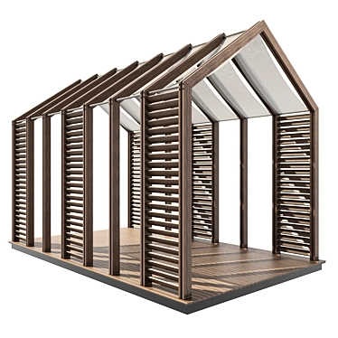 Versatile Pergola Design Package 3D model image 1 