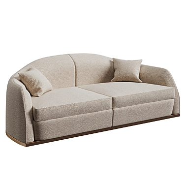 Lazio Modular Sofa by Nextform 3D model image 1 