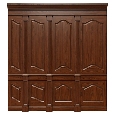 Wooden Panel Collection 3D model image 1 