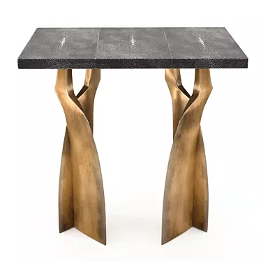 KIFU, Paris, Chital Rectangle Sidetable