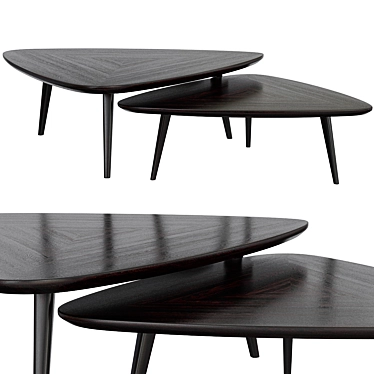 Modern Coffee Table Lauren: Stylish Design & Superior Quality 3D model image 1 
