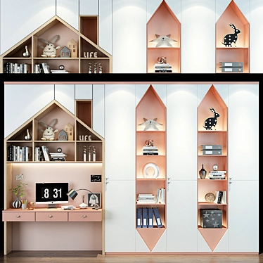 Kids' Corner Collection: Fun and Functional Furniture 3D model image 1 