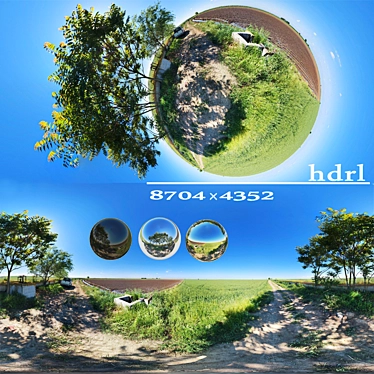 HDRI Earth Sky Map 3D model image 1 