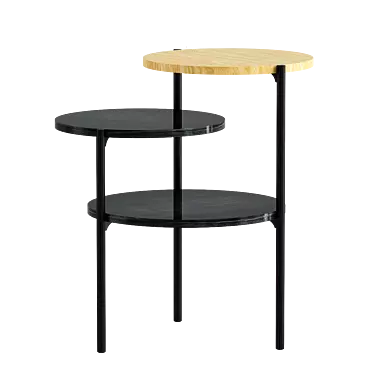 Sleek Modern Coffee Tables 3D model image 1 
