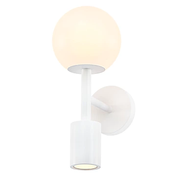 KOP C White Wall Lamp 3D model image 1 