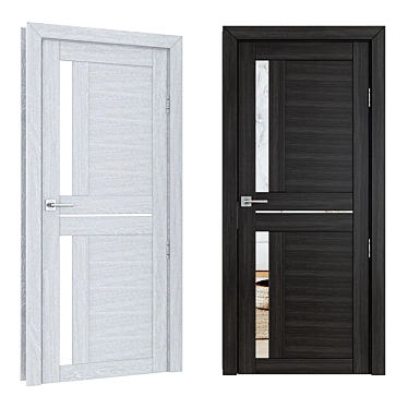 Russian Style Door: Realistic 3D Model 3D model image 1 