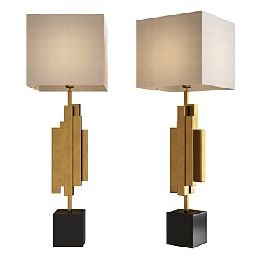 Elegant Beau Rivage Eichholtz Table 3D model image 1 