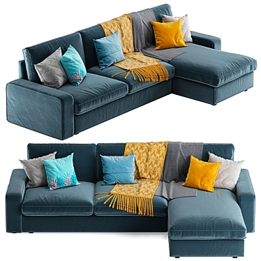 Couch Oxford Blue