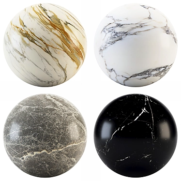 Marble Elegance Collection 3D model image 1 