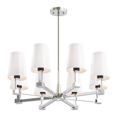 Elegant Sorrel Chandelier 3D model image 1 