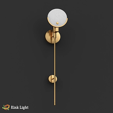 Golden Loft Wall Lamp 3D model image 1 