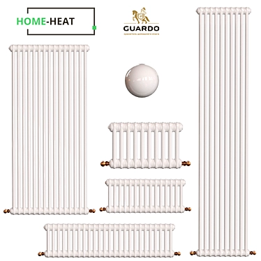 Italian Tubular Radiators - GUARDO Pilon S4H 3D model image 1 