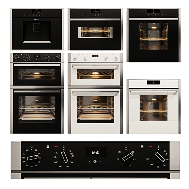 Neff Appliances: Stylish & Efficient Cooking Collection 3D model image 1 