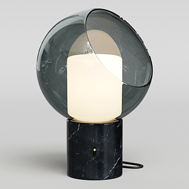 Modern Marble Table Lamp 3D model image 1 