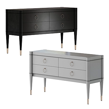 Classic Sacramento Dresser - Elegant and Stylish 3D model image 1 