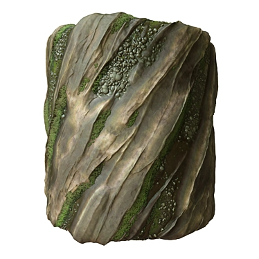 Mossy Rock Generator | SBSAR | 4K 3D model image 1 