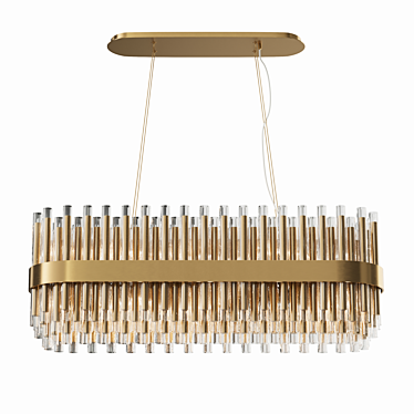 Elegant Colmar Chandelier 3D model image 1 