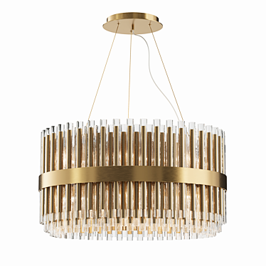 Elegant Colmar Chandelier 3D model image 1 