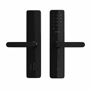 Xiaomi Mijia Smart Door Lock: Advanced Security for Your Home 3D model image 1 