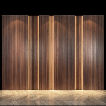 49 Wall Panel: Stylish and Functional 3D model image 1 