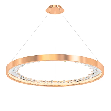 Elegant Jenter Ring Chandelier 3D model image 1 
