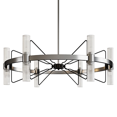 Transit Elegance Chandelier 3D model image 1 