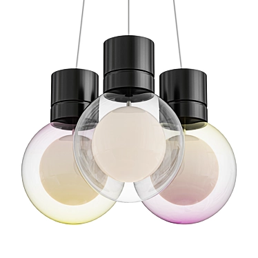 Modern Mina Pendant: Stylish Illumination 3D model image 1 