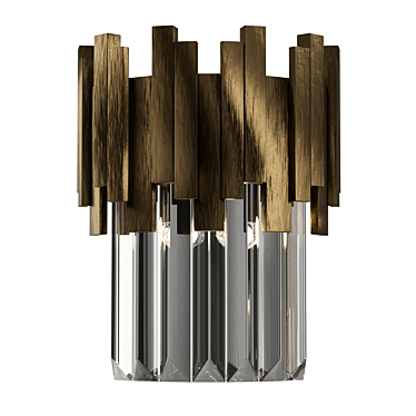 Elegant Maive Wall Lamp 3D model image 1 