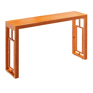 Antique-inspired Chinese Console Table 3D model image 1 