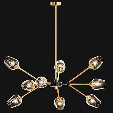 Elegant Radiance Chandelier 3D model image 1 