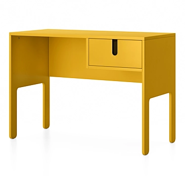 Tenzo Uno Mello Writing Desk - Modern Design, Multiple Colors, Compact Size 3D model image 1 