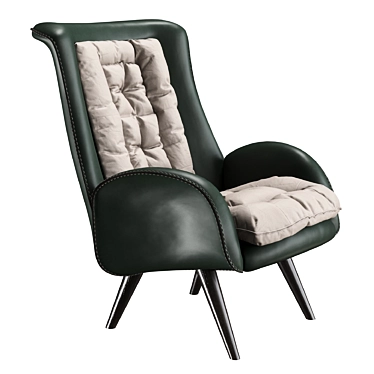 Cozy Greenapple Barão Armchair 3D model image 1 