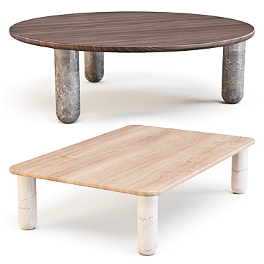 Harmonious Design: Sunday Coffee Tables 3D model image 1 