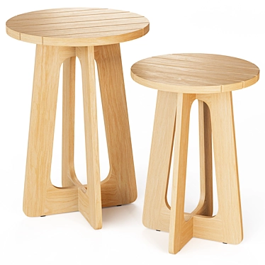 Stool Dark Tan