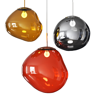 Contemporary Tom Dixon Melt Pendant Lamp 3D model image 1 