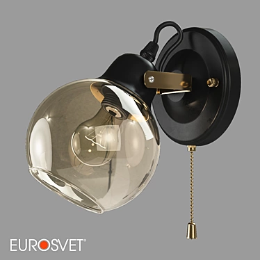 Eurosvet Mateo Loft Style Wall Lamp 3D model image 1 