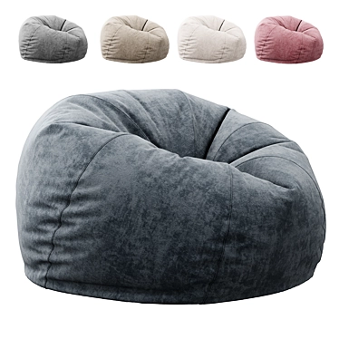 Westelm Bean Bag Chair 3D model image 1 