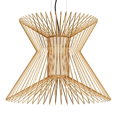Syrma LED Pendant: Modern Millimeter Beauty 3D model image 1 
