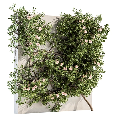 Outdoor Ivy Wall Plant Set 3D model image 1 