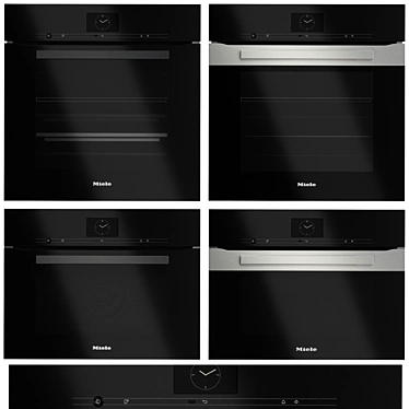 Miele Oven Set: H7660BP, H7640BM 3D model image 1 