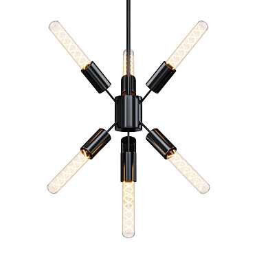 Sleek Modern Pendant Lighting 3D model image 1 