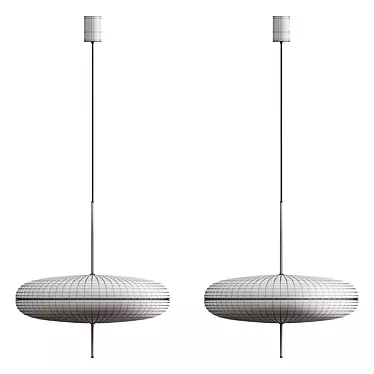 SARFATTI Model 2065 Pendant: Modern Italian Design 3D model image 1 