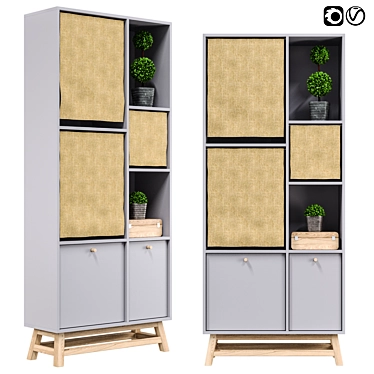 Versatile Shelving Unit D3 01 3D model image 1 
