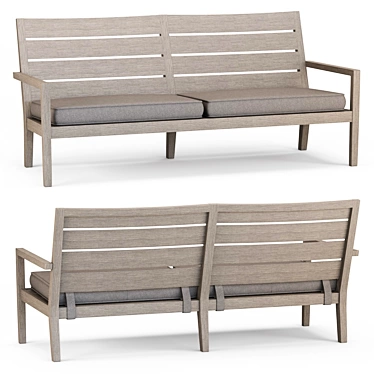 Regatta Outdoor Sofa 3D model image 1 