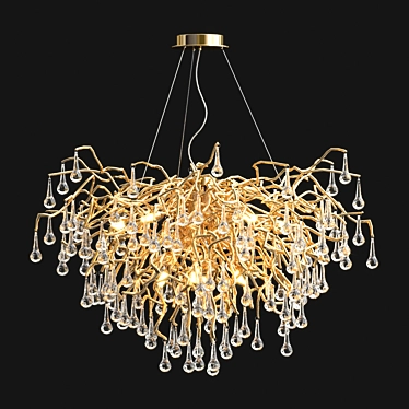 Elegant Lighting Perfection: Marian Chandelier 3D model image 1 