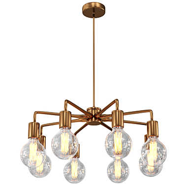 Elegant Blanche Chandelier in Gramercy Home 3D model image 1 