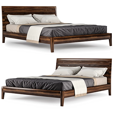 Benedetti SMILE Bed: Dune Collection 3D model image 1 