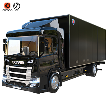 Scania P140 Series 2015 3D model image 1 